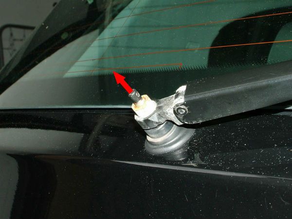 Verkleidung Heckklappe Heckscheibenwischer Waschdüse E87 vFL